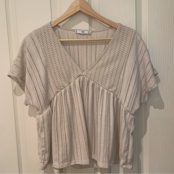 Mango Openwork knit t-shirt - Picture 3 of 5